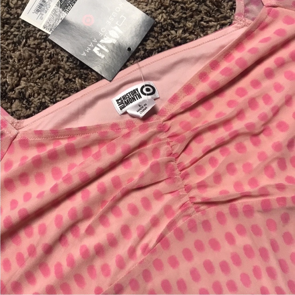 Pink Long Sleeve Midi A-Line Dress Various Sizes | NWT House of Aama - Picture 7 of 11